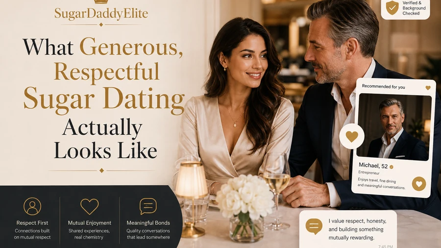 Generous and respectful sugar dating connection in a luxury setting