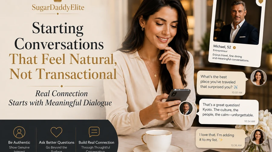 Natural sugar dating conversation starters for meaningful dialogue